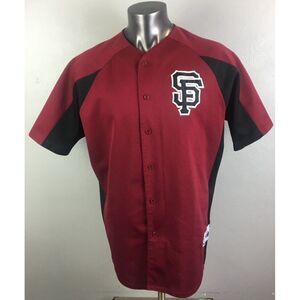 Majestic San Francisco Giants‎ MLB Baseball Red Black Jersey Size XL USA Rare